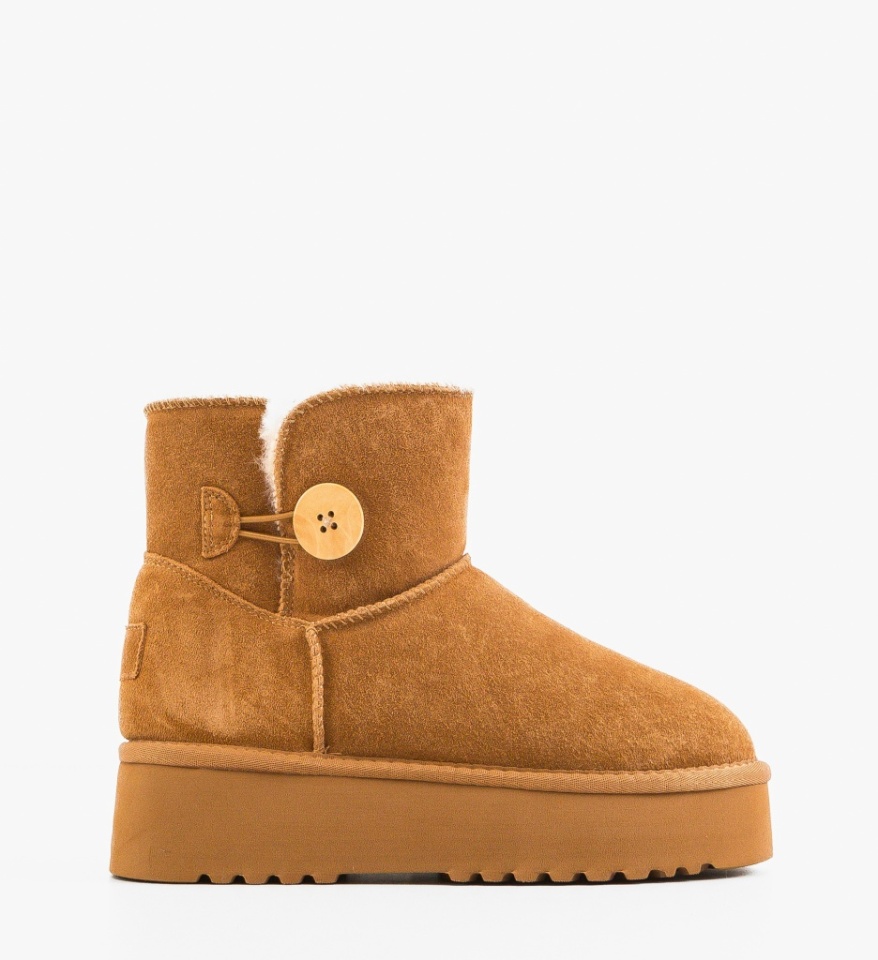 Cizme tip Ug Rutta Camel - Img 1