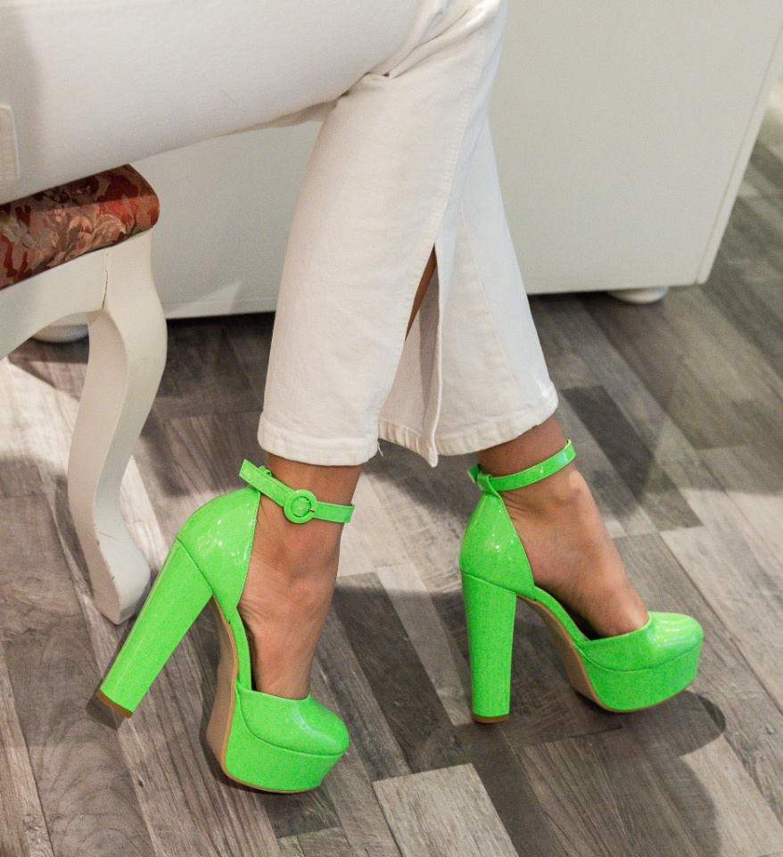 Pantofi Atkins Verzi Neon - Img 9