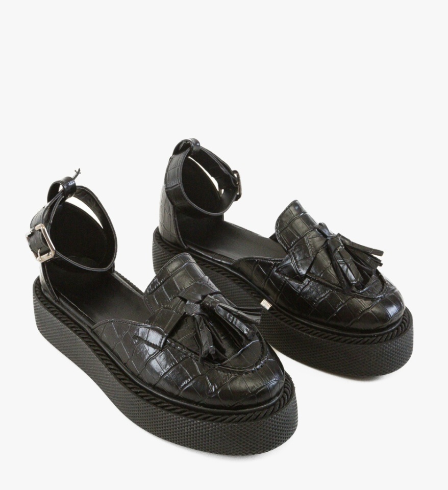 Pantofi Casual Aklin Negri - Img 3