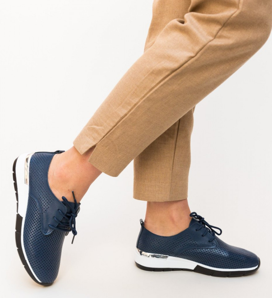 Pantofi Casual Albert Bleumarin - Img 5