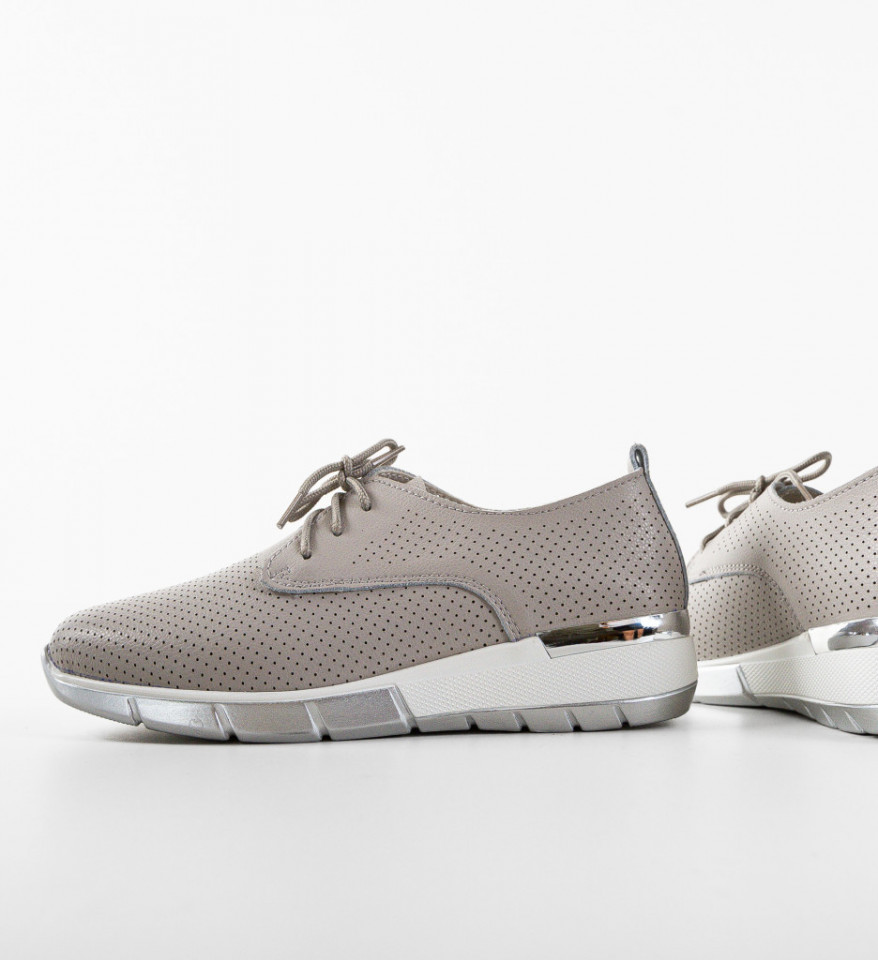 Pantofi Casual Albert Gri - Img 2