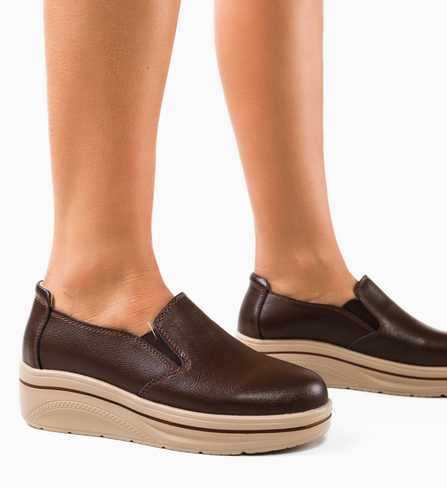Pantofi Casual Alpino Maro - Img 6