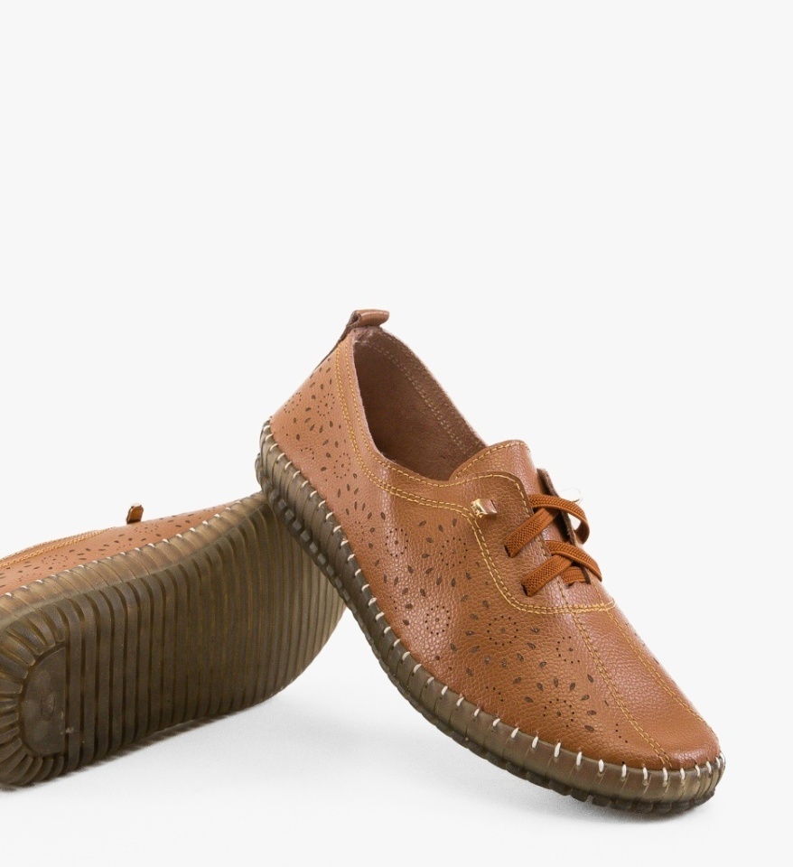 Pantofi Casual Azukar Camel - Img 4