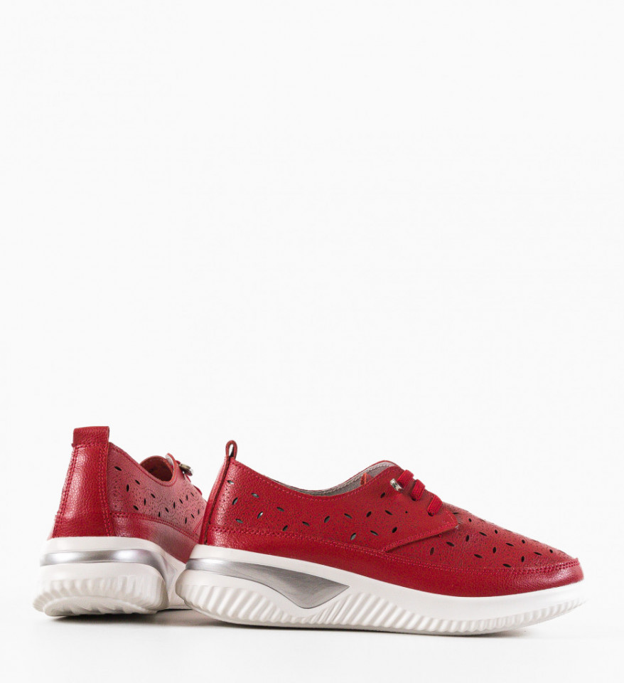 Pantofi Casual Balaj Rosii - Img 2