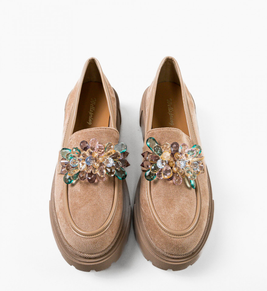 Pantofi Casual Barry Khaki - Img 5
