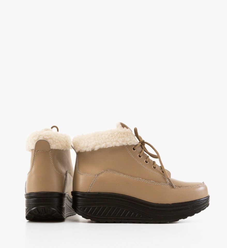 Pantofi Casual Blind Bej - Img 3