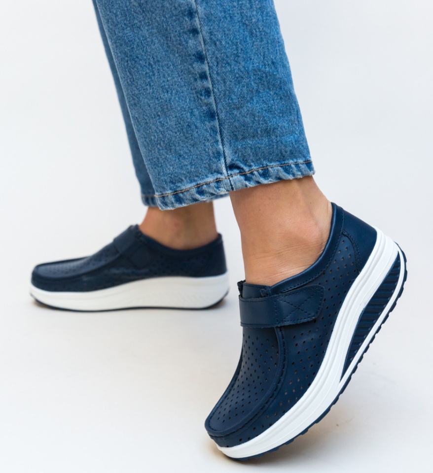 Pantofi Casual Bozta Bleumarin - Img 8