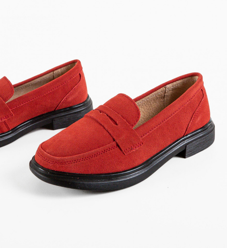Pantofi Casual Butler Rosii - Img 2