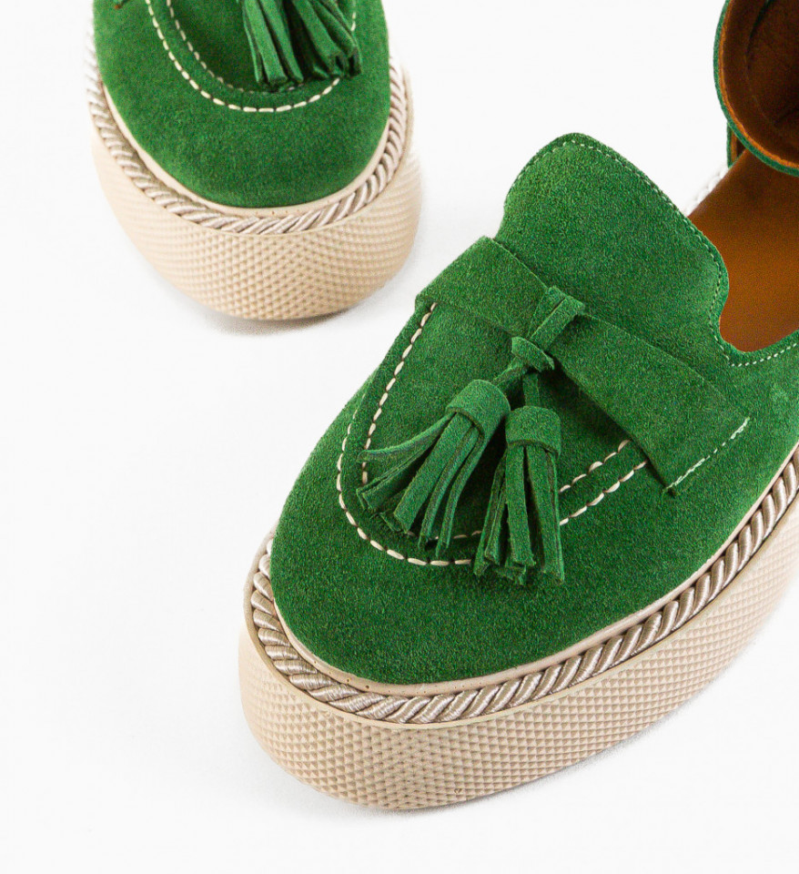 Pantofi Casual Cestus Verzi - Img 2
