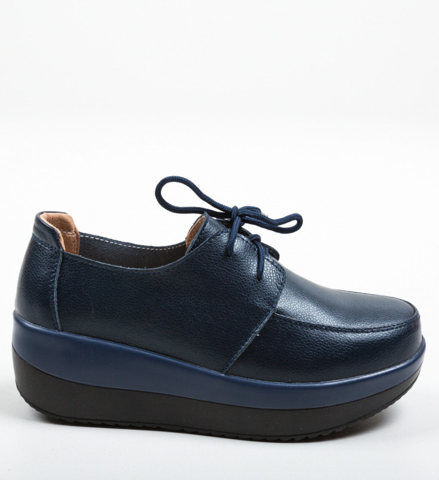 Pantofi Casual Creamt Bleumarin - Img 4
