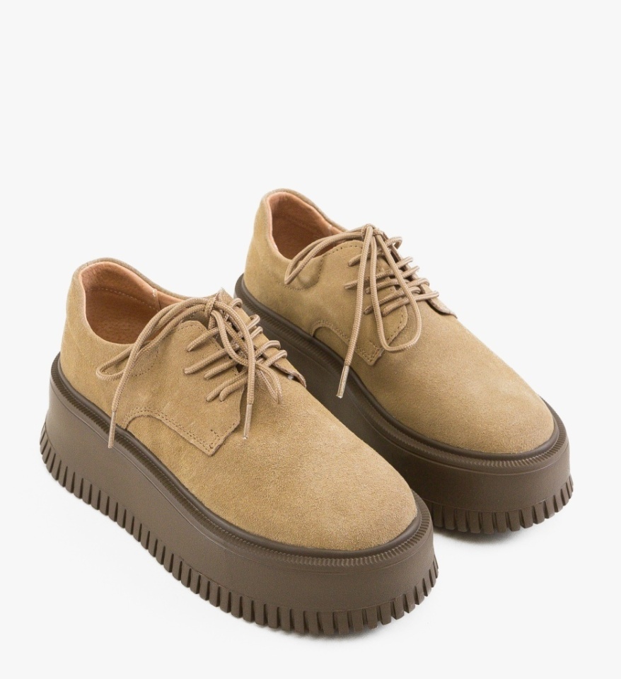 Pantofi casual dama Benve Bej 2 - Img 3