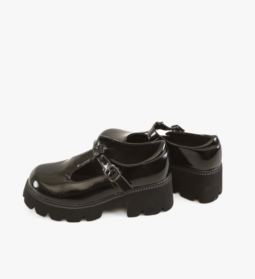 Pantofi Casual dama Fabox Negri - Img 2