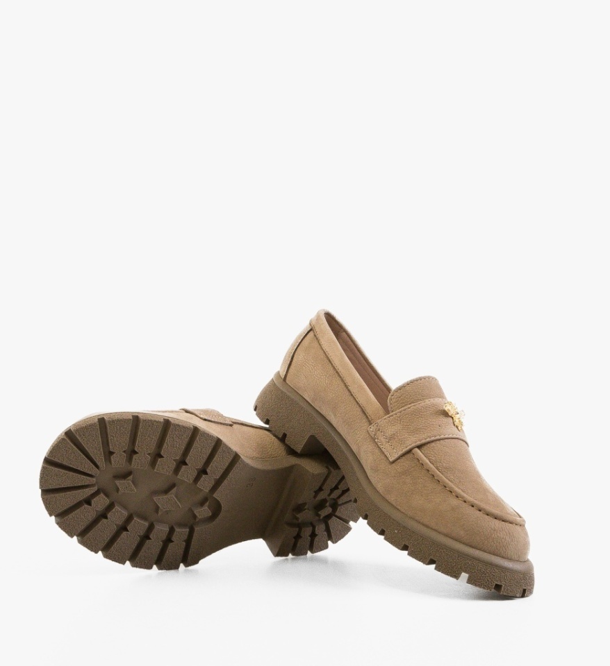 Pantofi casual dama Fosere Khaki - Img 4