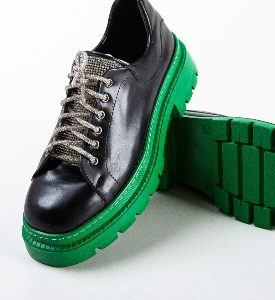Pantofi casual dama Friday Negri 3 - Img 12