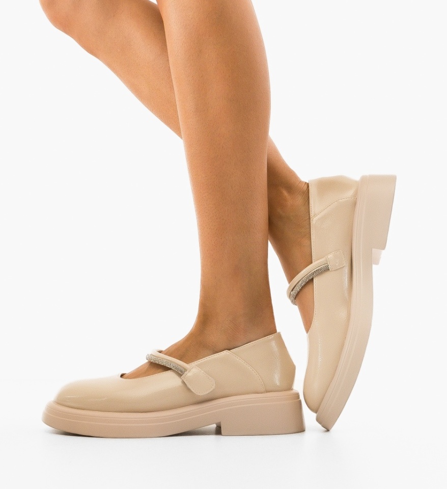 Pantofi Casual dama Maeve Bej 2 - Img 4