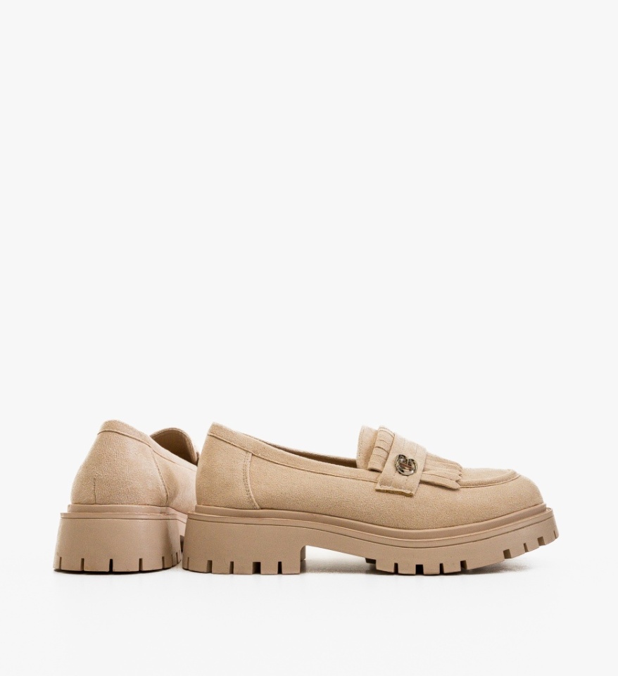 Pantofi Casual dama Obyne Bej - Img 2