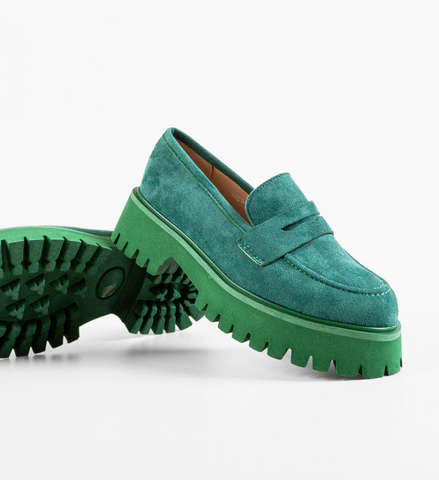 Pantofi Casual dama Stein Verzi - Img 3