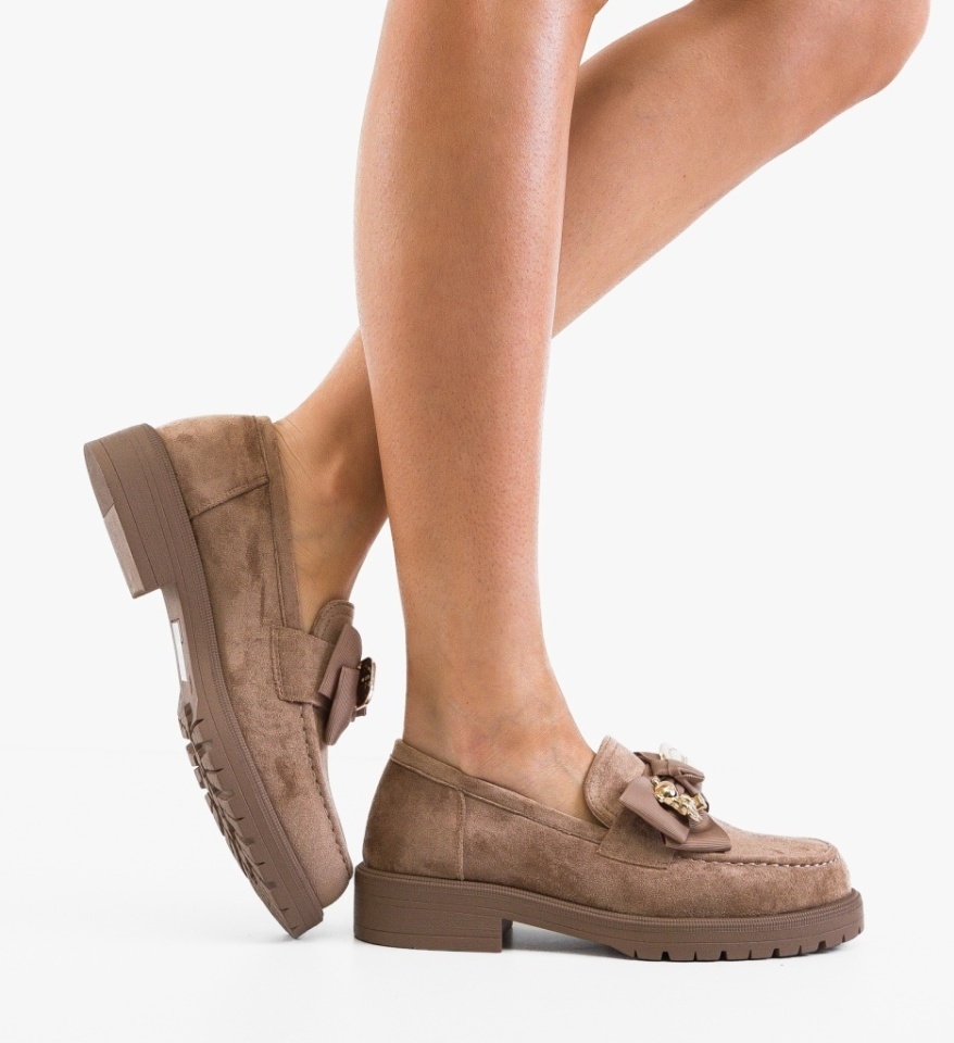 Pantofi casual dama Ster Khaki - Img 4