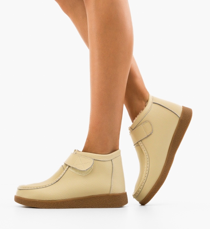 Pantofi Casual Debir Bej - Img 4
