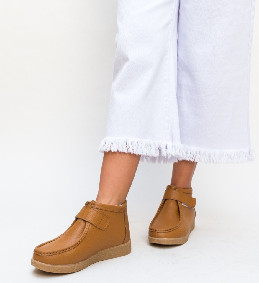 Pantofi Casual Debir Camel - Img 10