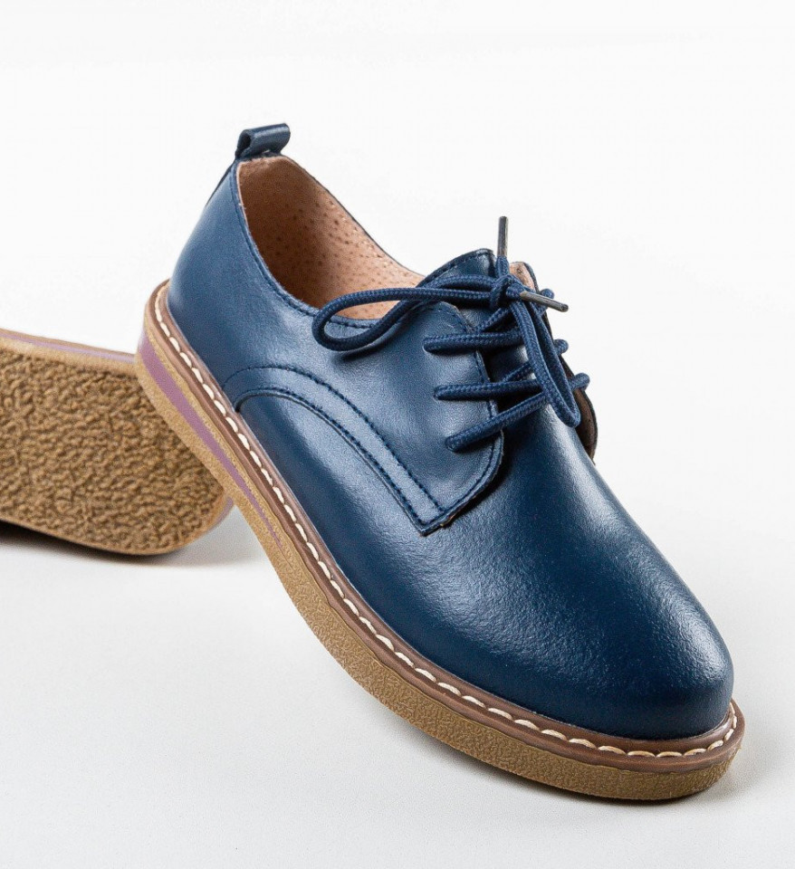 Pantofi Casual Doria Bleumarin - Img 3