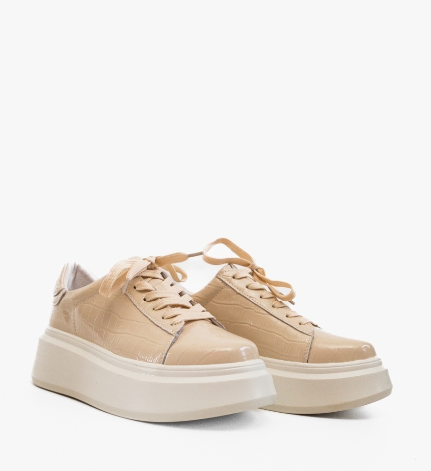 Pantofi Casual Ebbe Bej - Img 2