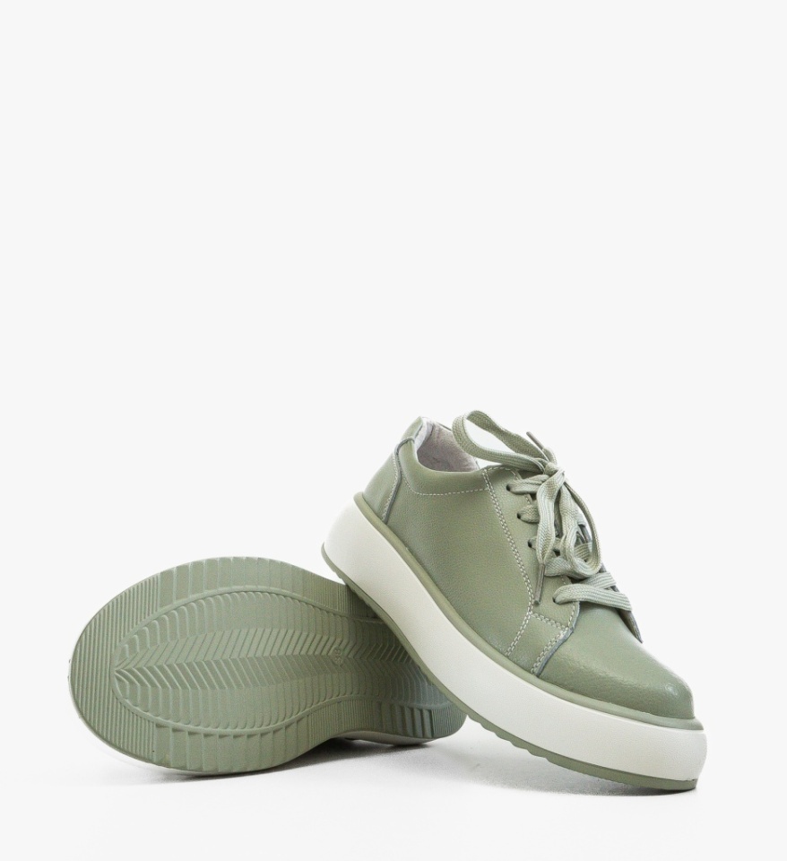 Pantofi Casual Floray Verzi - Img 4