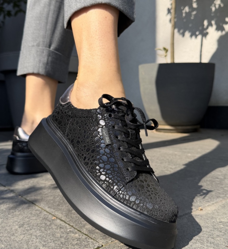 Pantofi Casual Ganey Negri - Img 7