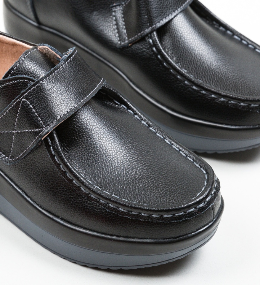 Pantofi Casual Groma Negri - Img 11