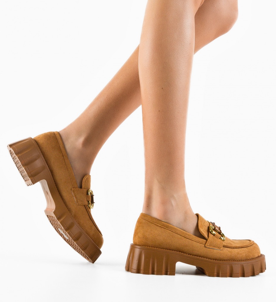 Pantofi Casual Gully Camel - Img 5