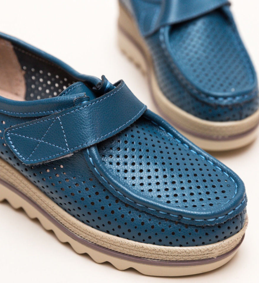 Pantofi Casual Histria Albastri - Img 13