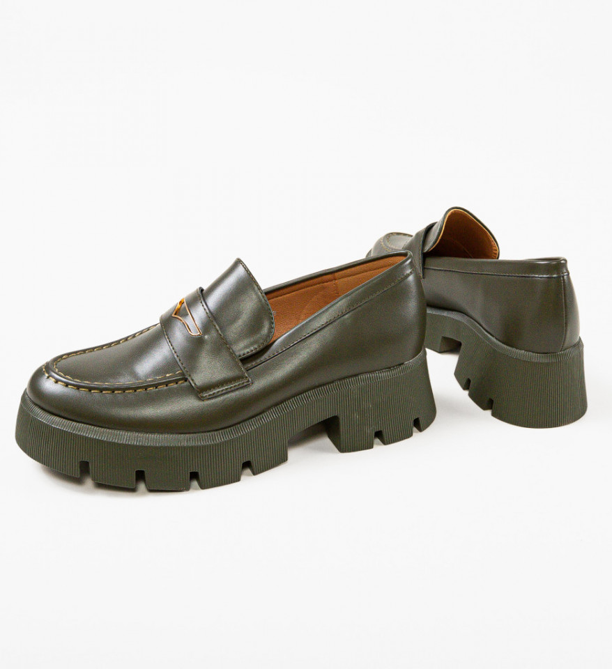 Pantofi Casual House Verzi - Img 3