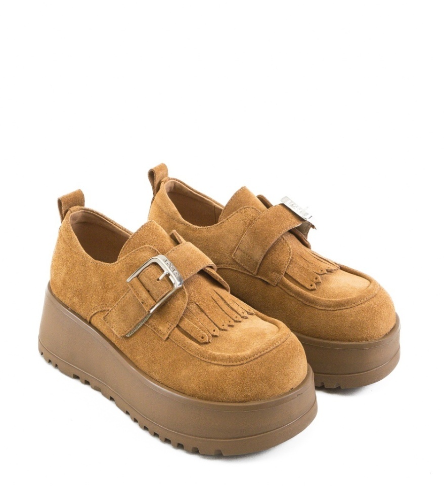 Pantofi Casual Hussein Camel - Img 3