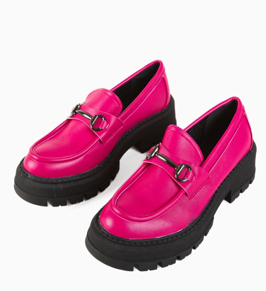Pantofi Casual Jung Fuchsia - Img 3