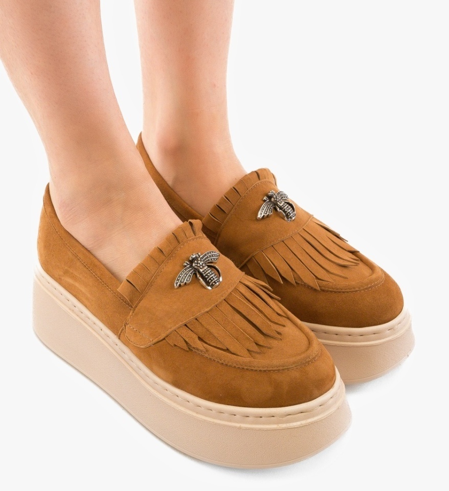 Pantofi Casual Kahun Camel - Img 3