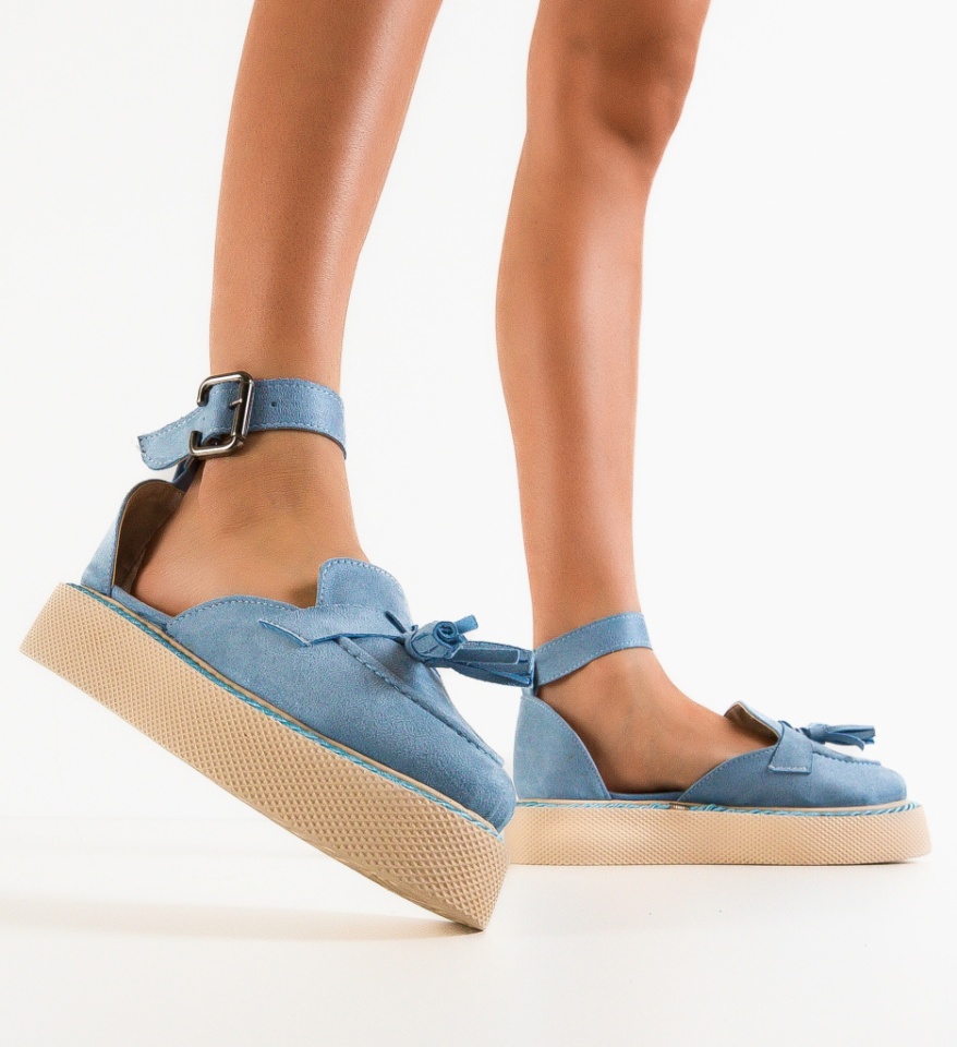 Pantofi Casual Kalin Albastri 2 - Img 5