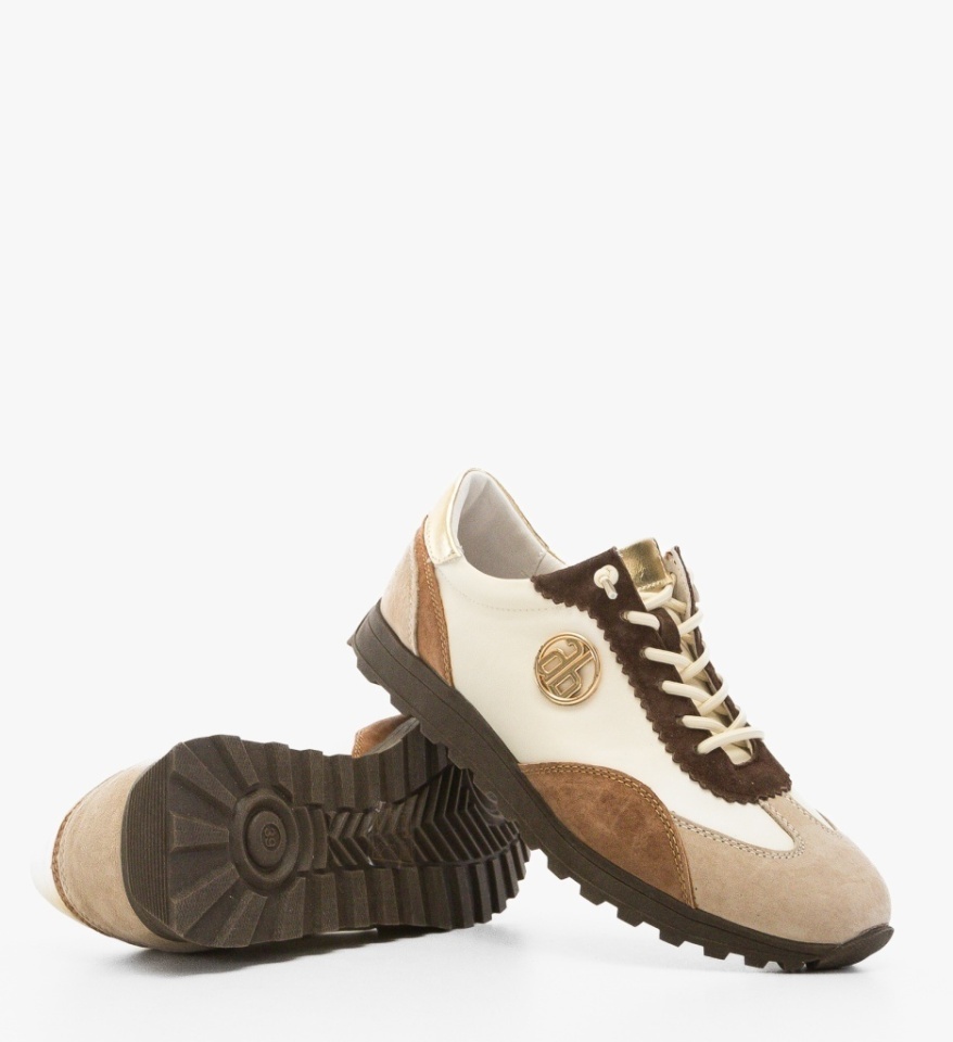 Pantofi Casual Kaneb Bej - Img 5