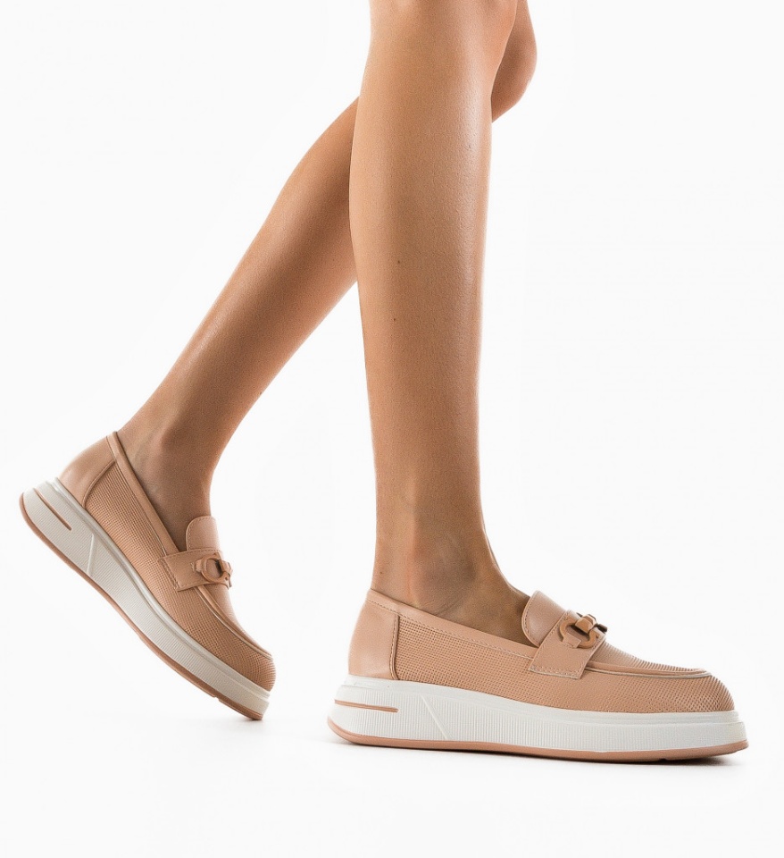 Pantofi Casual Kores Roz - Img 6