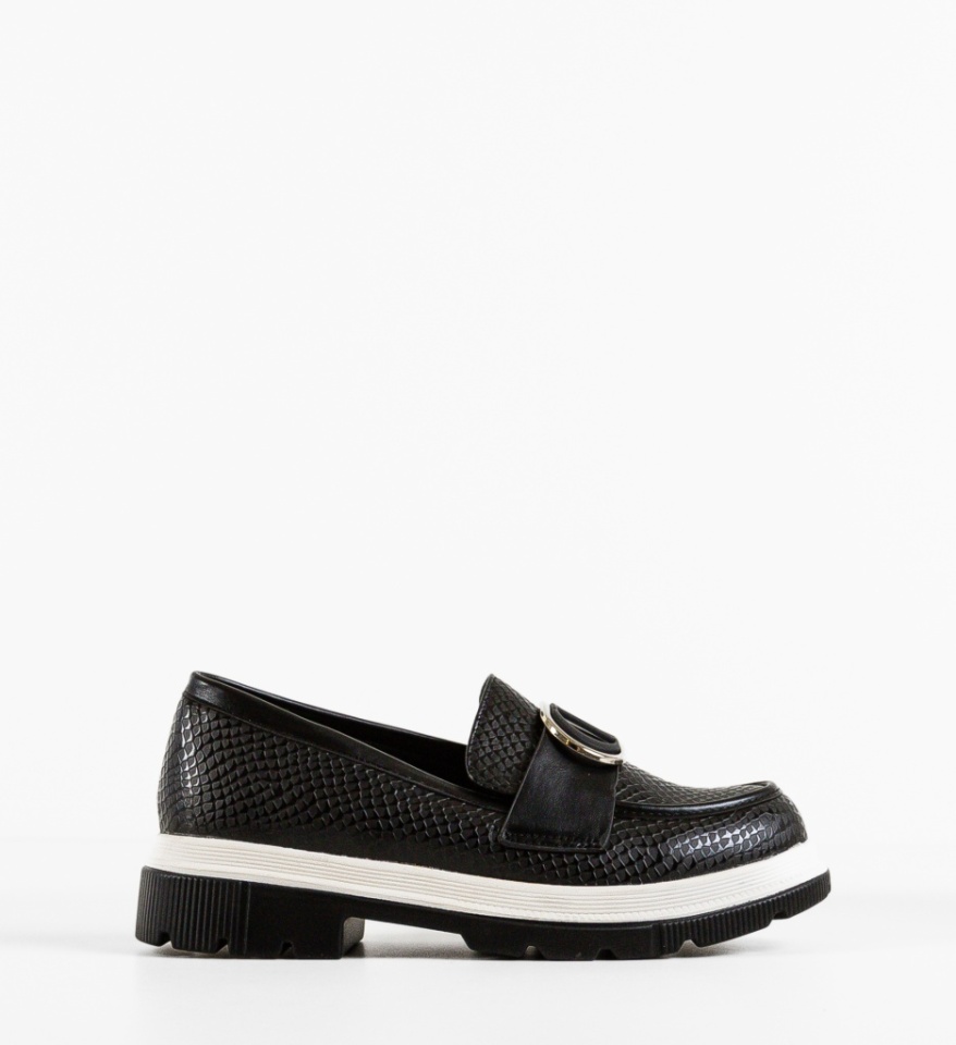 Pantofi Casual Lison Negri - Img 2