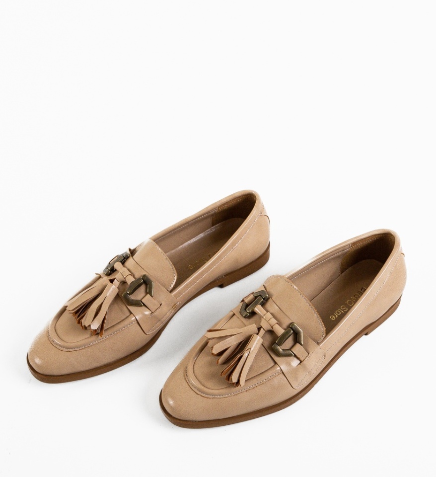 Pantofi Casual Loroy Bej - Img 2