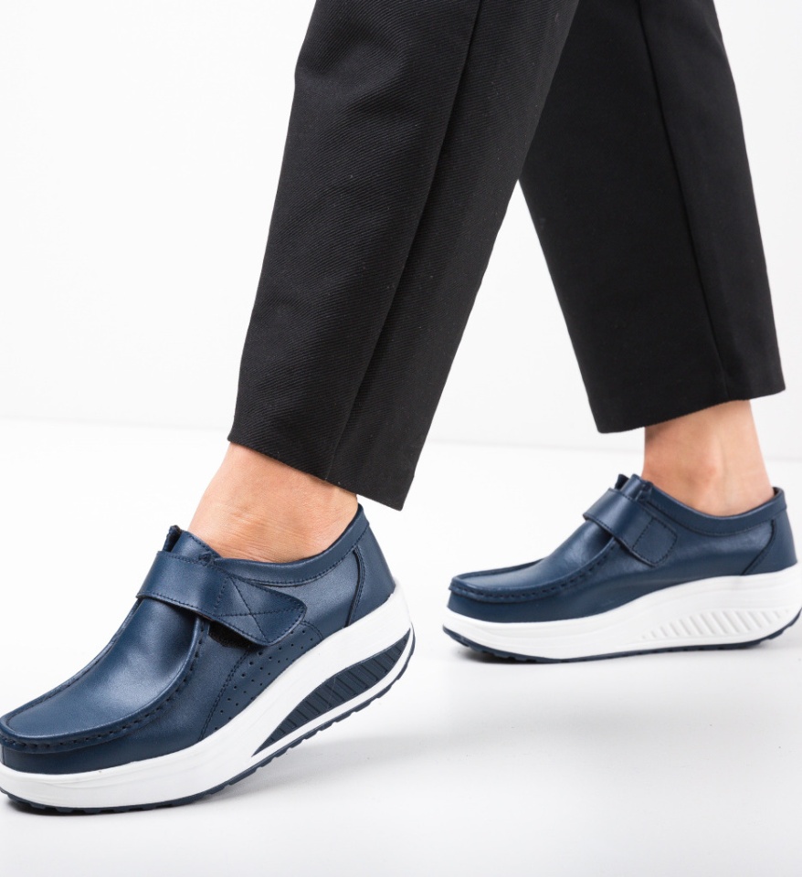 Pantofi Casual Marko Bleu - Img 10