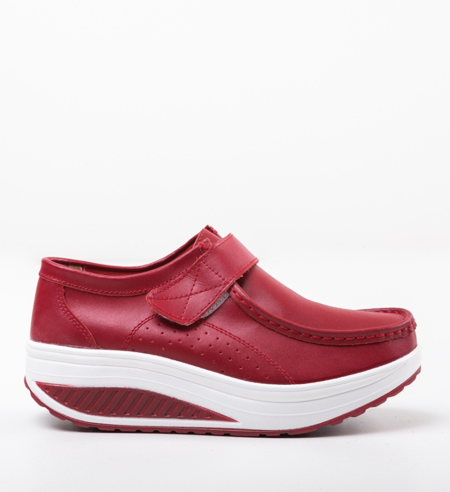 Pantofi Casual Marko Rosii - Img 2