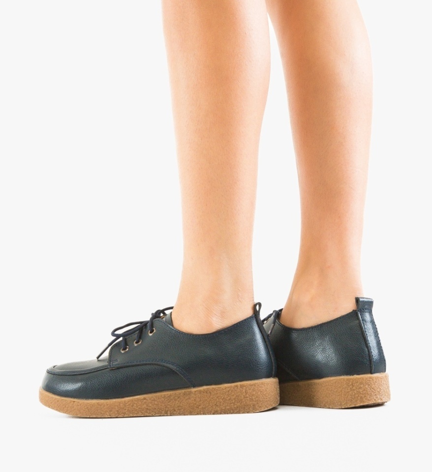 Pantofi Casual Maye Bleumarin - Img 6
