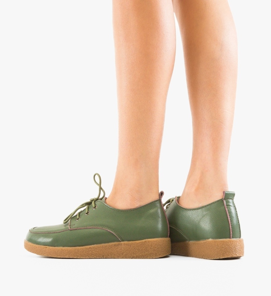 Pantofi Casual Maye Verzi - Img 5