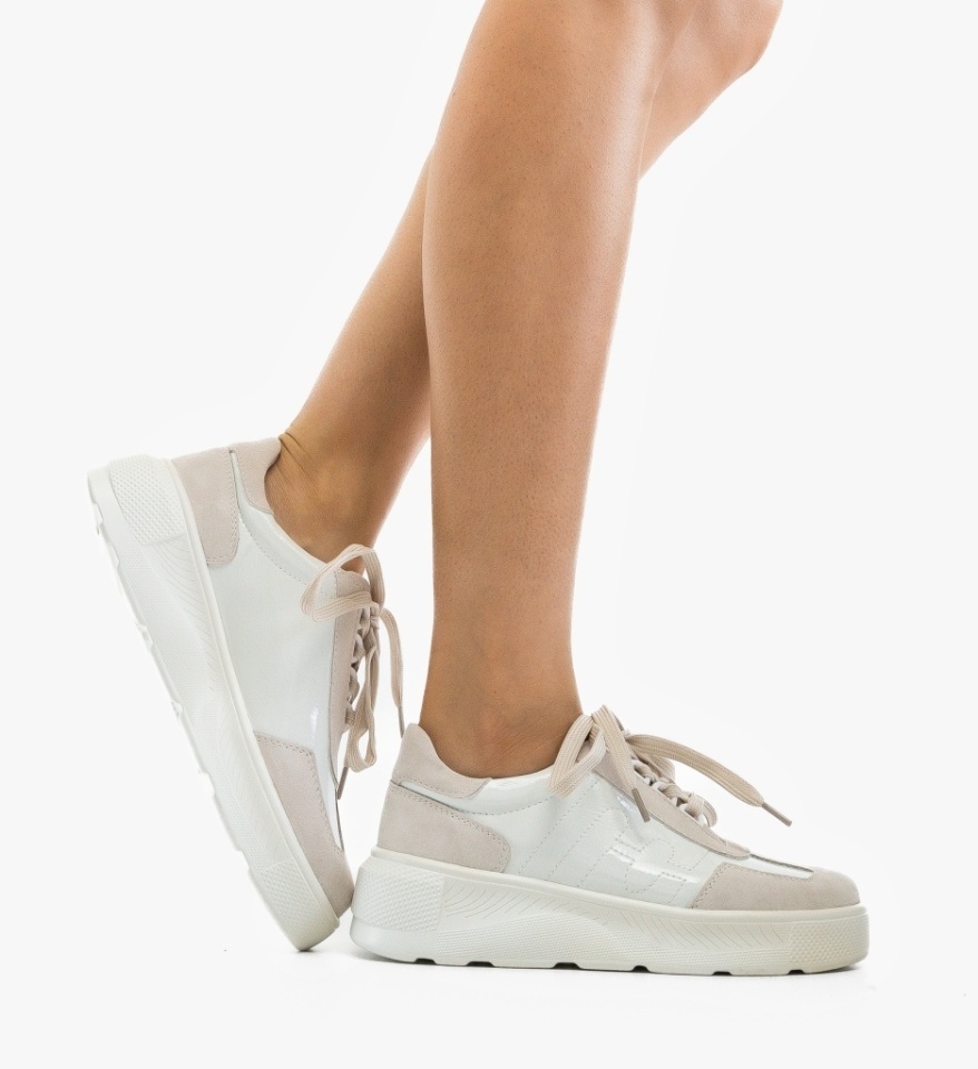 Pantofi Casual Mynbai Albi - Img 6