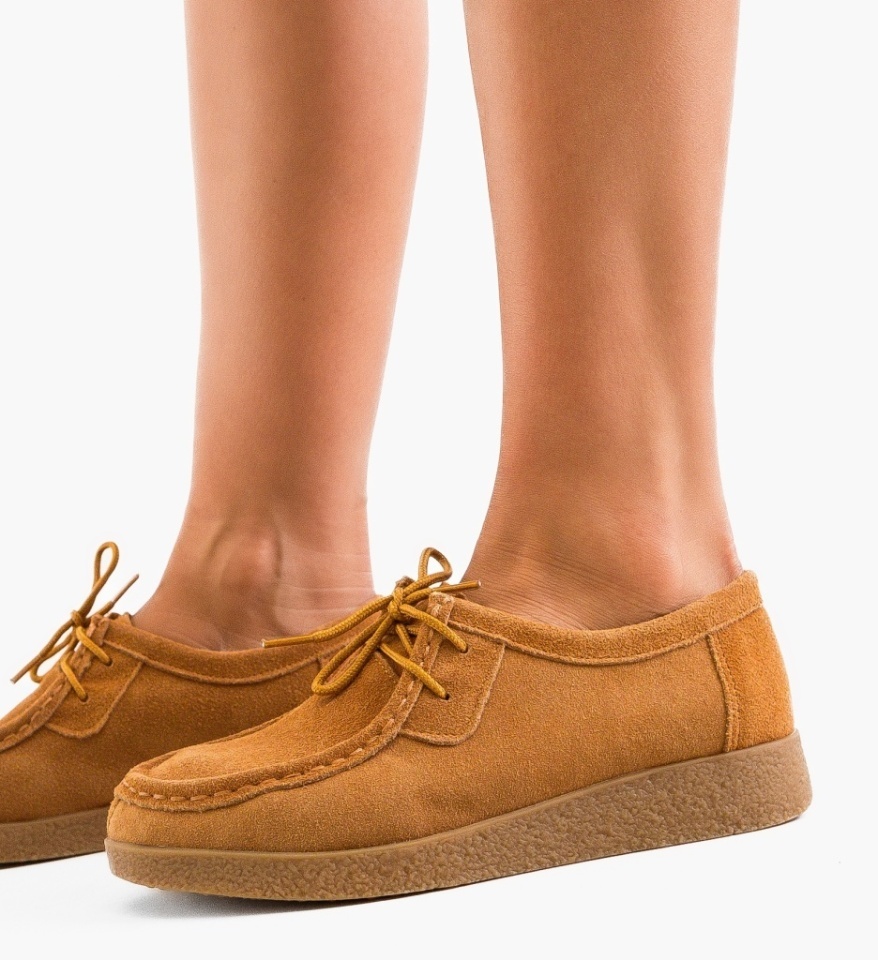 Pantofi Casual Neca Camel 2 - Img 4
