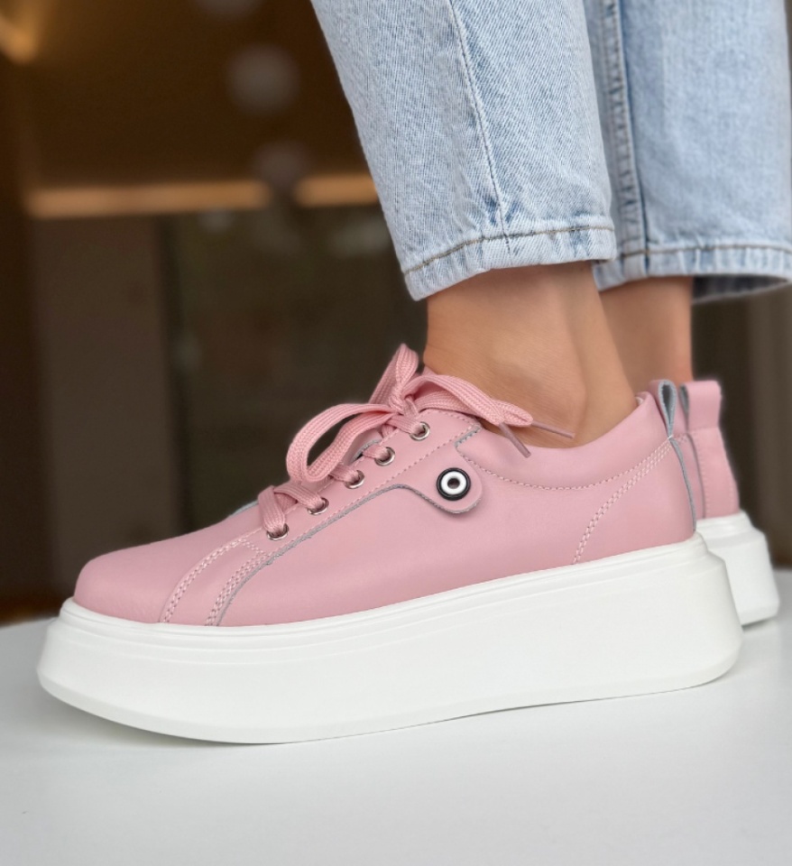 Pantofi Casual Nuandre Roz - Img 15