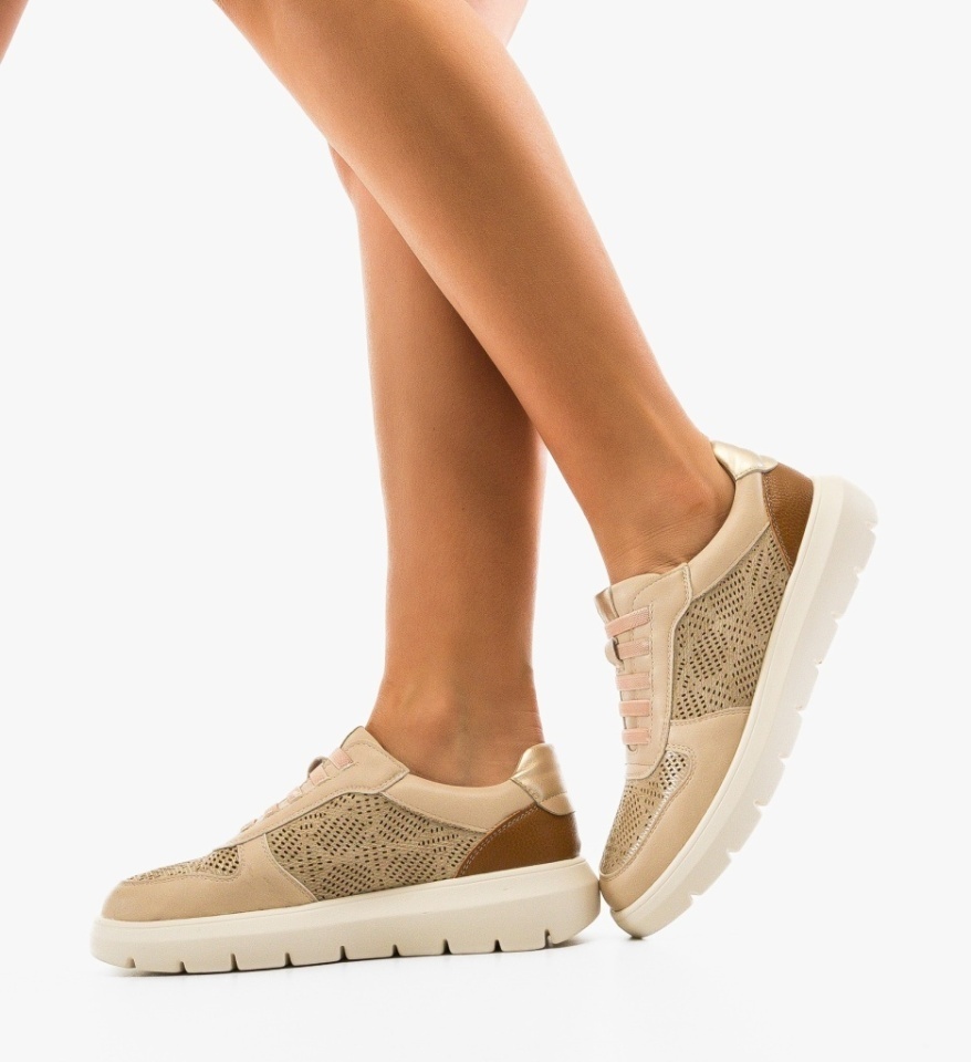 Pantofi Casual Philim Bej - Img 4