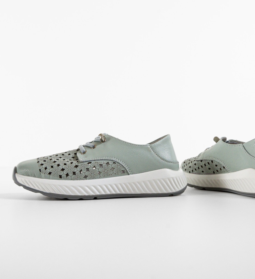 Pantofi Casual Radian Verzi - Img 4
