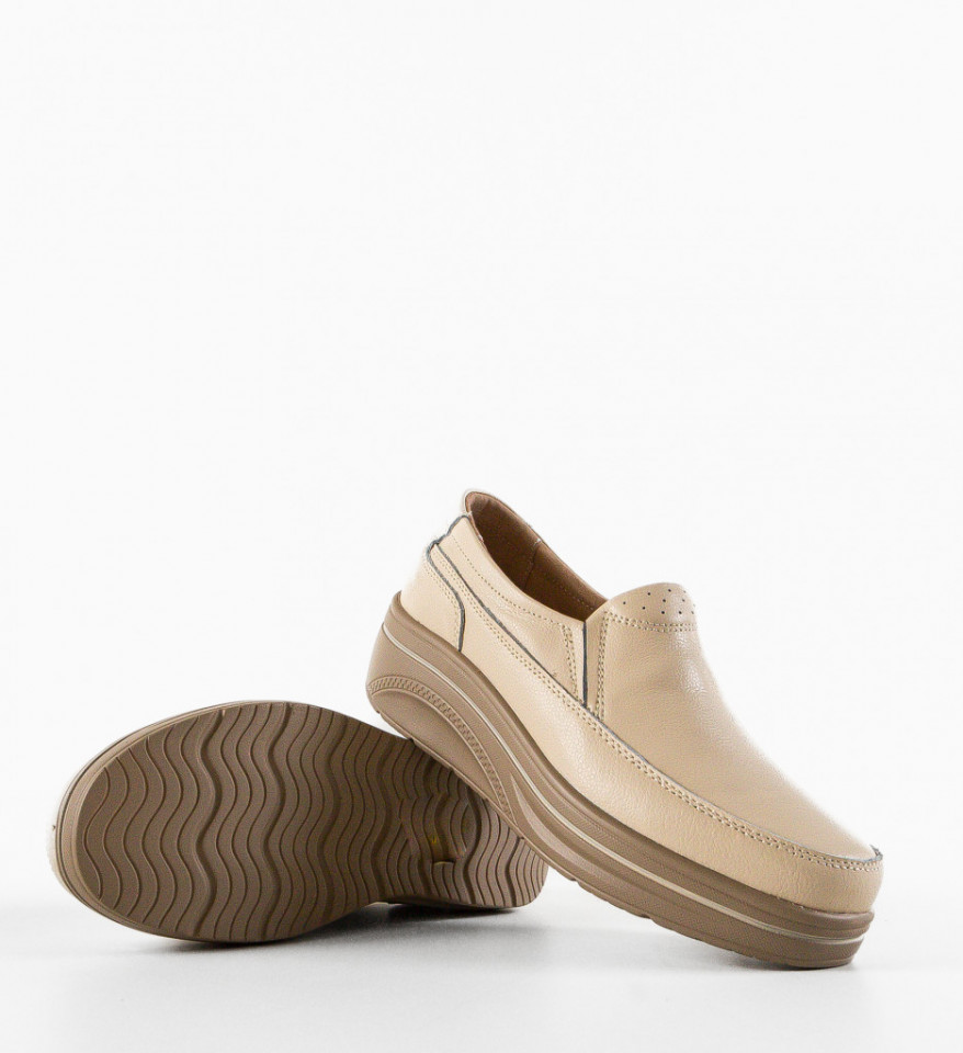 Pantofi Casual Rankin Bej 2 - Img 3